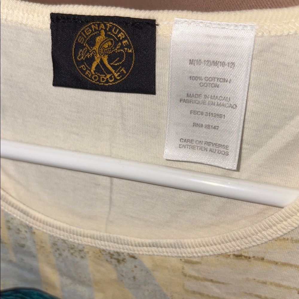 Elvis Presley Cream Cotton graphic tee 1950s Celebrity Memorabilia M NEW - Picture 3 of 5